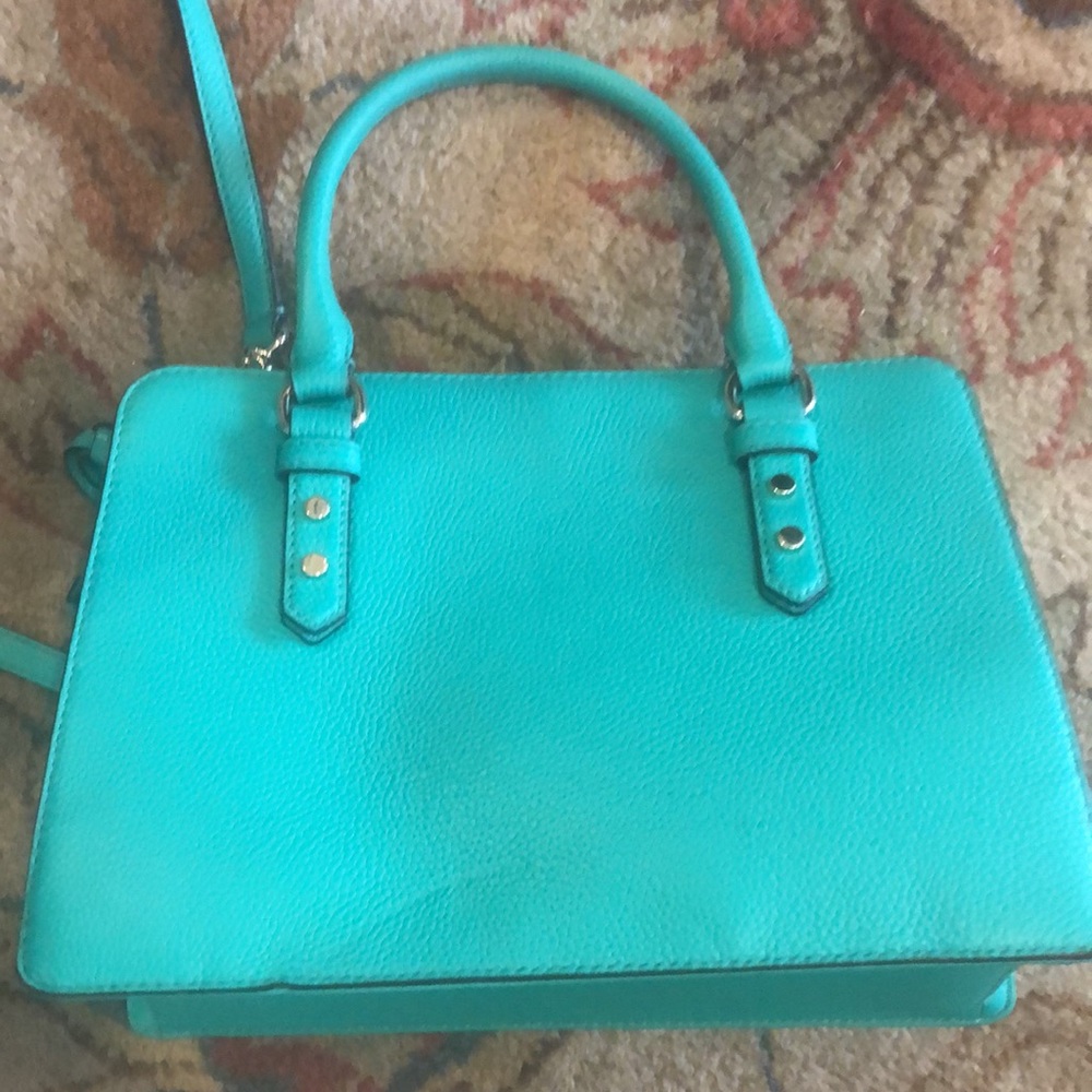 ♠️ Kate Spade green leather handbag - Picture 9 of 12